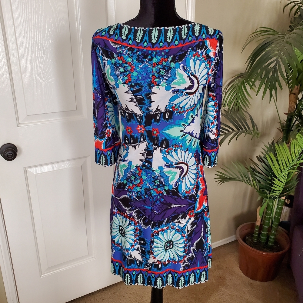 Ali Ro Colorful Print Dress  (4)